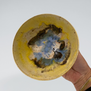 Skål medium Gul Abstrakt