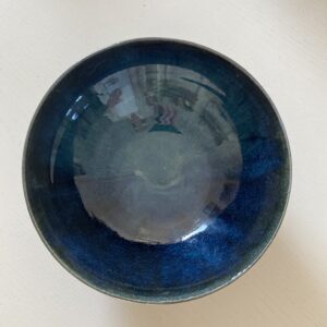 Dybblå hav serveringsskål